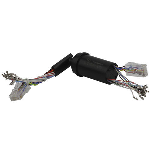 Collecteur tournant via Ethernet - LPC-0602-10S-E3 - JINPAT Electronics Co., Ltd. - à capsule / pour applications de vidéosurveillance / en aluminium