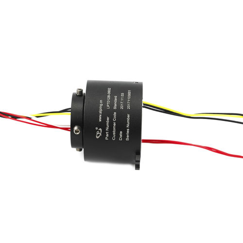 Collecteur tournant à axe creux - LPT012B-0602 - JINPAT Electronics Co., Ltd. - pour applications hydrauliques / compact