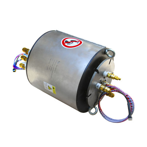 Collecteur tournant via Ethernet - LPA000-03300-02150-0230-E3 - JINPAT Electronics Co., Ltd. - à arbre plein / pour applications marines / en acier inoxydable