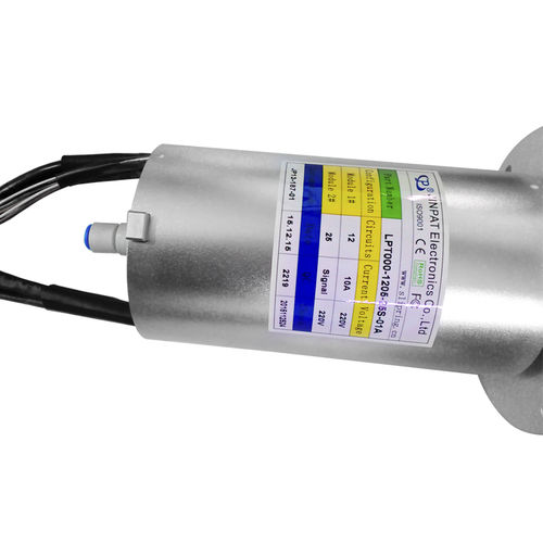 Collecteur tournant à arbre plein - LPT000-1205-25S-01A - JINPAT Electronics Co., Ltd. - pour applications industrielles / en aluminium anodisé / IP54