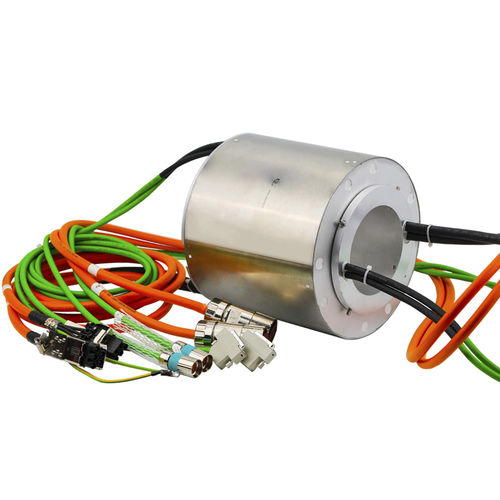 Collecteur tournant arbre traversant - LPT130-0830-16S - JINPAT Electronics Co., Ltd. - pour applications industrielles / en inox / IP65