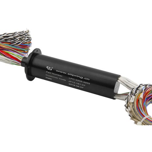 Collecteur tournant à capsule - LPC-4205-4203 - JINPAT Electronics Co., Ltd. - pour table rotative / en aluminium anodisé / multivoie