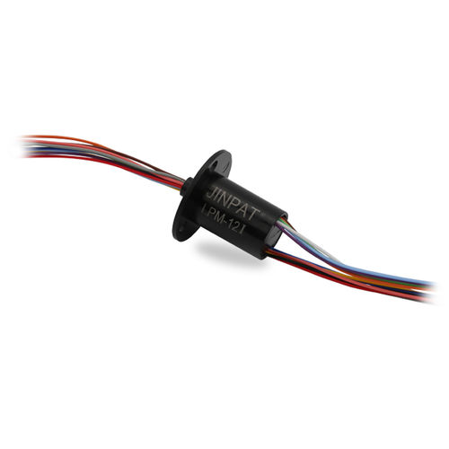 Collecteur tournant à capsule - LPM-12I - JINPAT Electronics Co., Ltd. - en plastique / compact / avec contacts en or