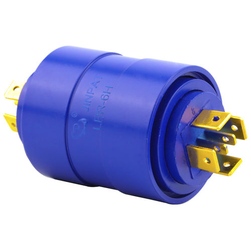 Collecteur tournant électrique - LPR-6H - JINPAT Electronics Co., Ltd. - en série / à arbre plein / à colonne