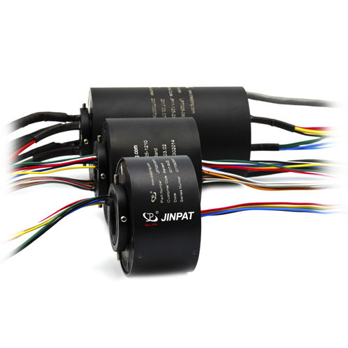 Collecteur tournant électrique - LPT025 series - JINPAT Electronics Co., Ltd. - hydraulique / pneumatique / avec passage au centre