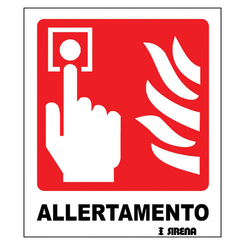 Panneau de signalisation incendie - 55325  - SIRENA S.p.A.