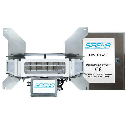 Avertisseur lumineux - OBSTAFLASH LED 180° - SIRENA S.p.A. - IP66