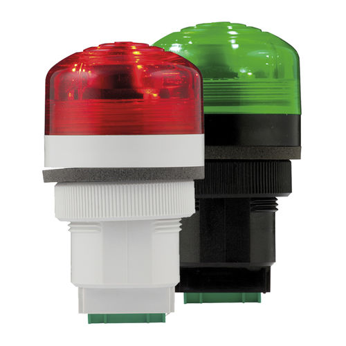 Buzzer de résistance aux chocs - P40 A - SIRENA S.p.A. - piézoélectrique / avec feu à LED
