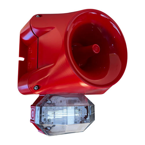 Sirène avec feu à LED - SE120 LED - SIRENA S.p.A. - électronique / étanche / IK08