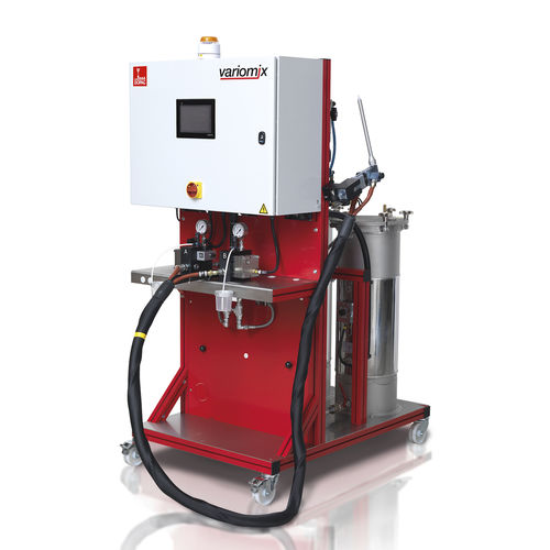 Doseur-mélangeur à piston - variomix - DOPAG - Metering, Mixing and Dispensing Technology - pour média à haute viscosité / pour fluide abrasif / de silicone