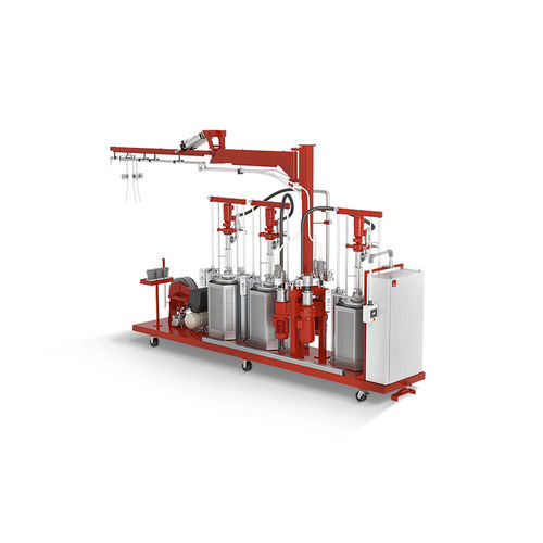 Unité de mélange et dosage avec pompe à engrenages - gluemix  - DOPAG - Metering, Mixing and Dispensing Technology - pour liquides haute viscosité / pour média à viscosité moyenne / de colle époxy