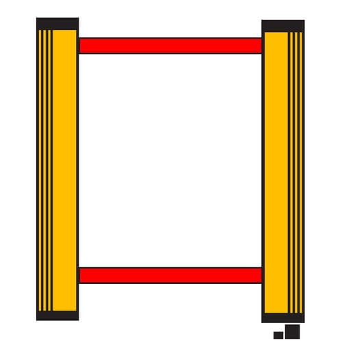 Barrière immatérielle de sécurité type 4 - EU2K500/2 - Fiessler Elektronik - multifaisceau / type barrage / IP54
