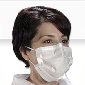 Masque de protection jetable - Microbreathe™ 9010 - ALPHA PRO TECH - chirurgical / antiparticules / léger