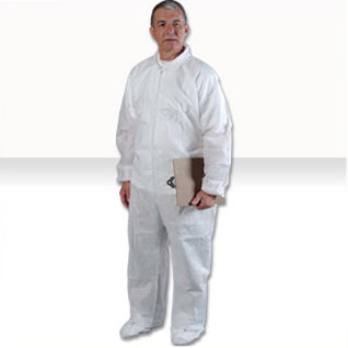 Combinaison de travail - AlphaGuard® CV-74032-2 - ALPHA PRO TECH - unisexe / blanche / bleue
