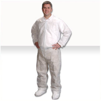 Combinaison de travail - GenPro® CV-14032 series - ALPHA PRO TECH - unisexe / blanche / à fermeture éclair