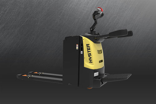 Transpalette électrique - P2.0-3.0S - HYSTER - avec plate-forme pour conducteur / 24 V / pour entrepôt