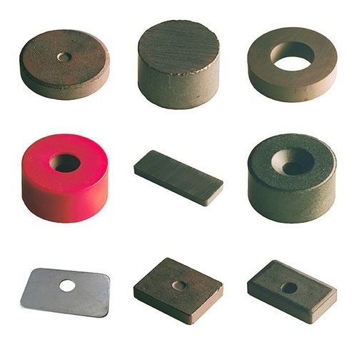 Aimant permanent en ferrite - M series - Maurer Magnetic - céramique / en anneau / disque