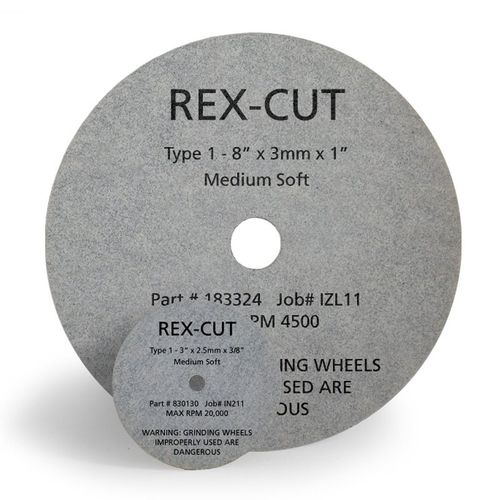 Meule de finition - 183289 - Rex-Cut Abrasives - d'ébavurage / plate / en métal