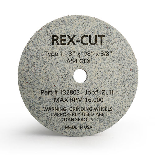 Meule d'ébavurage - 110603 - Rex-Cut Abrasives - de rectification / de finition / plate
