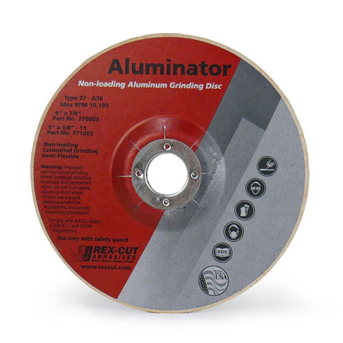 Meule de rectification - Aluminator - Rex-Cut Abrasives - de finition / plate / à l'oxyde d'aluminium
