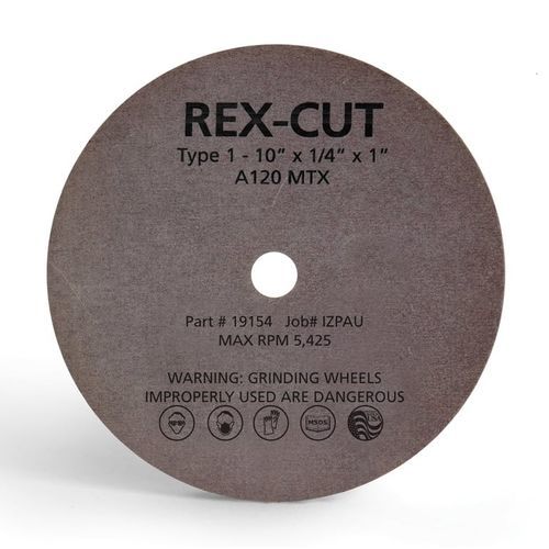 Meule de finition - 161103 - Rex-Cut Abrasives - d'ébavurage / plate / en métal