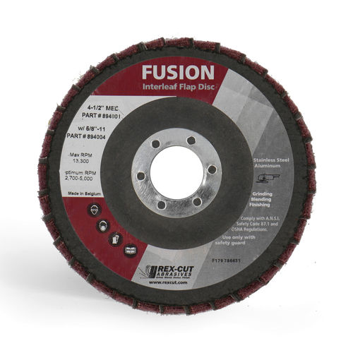 Disque à lamelle de finition - FUSION - Rex-Cut Abrasives - non tissé