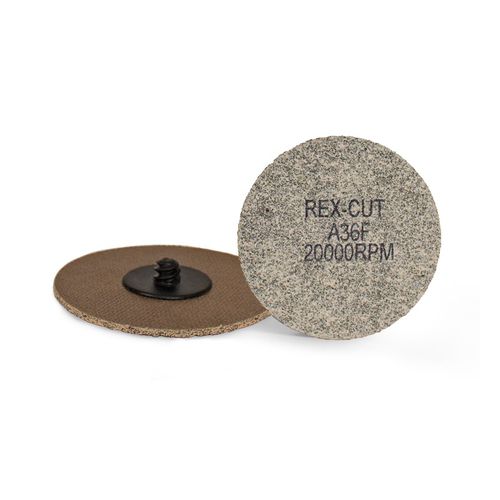 Disque abrasif à l'oxyde d'aluminium - Max - Rex-Cut Abrasives - pour finition / à rectifier / pour ébavurage