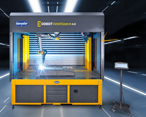 Machine de soudage automatique - COBOT WeldSpace 4. - DEMMELER - de tôles en acier / compacte / refroidie par eau