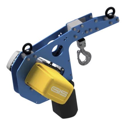 Palan électrique à chaîne - GPK series - GIS AG - compact / à hauteur perdue / réglable