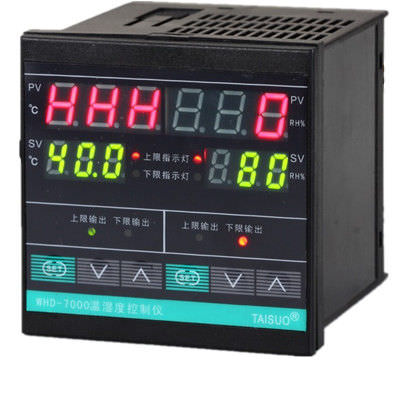Contrôleur de température avec régulation d'humidité - CE, 96x96x110 mm, 100 - 240 V | WH-7000 - ZheJiang Taisuo Technology Company, Ltd.