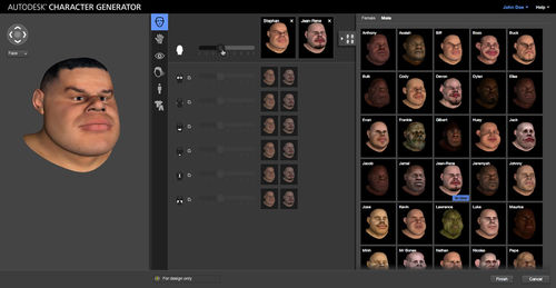 Logiciel de conception - Character Generator - AUTODESK - de commande / d'animation / de laboratoire