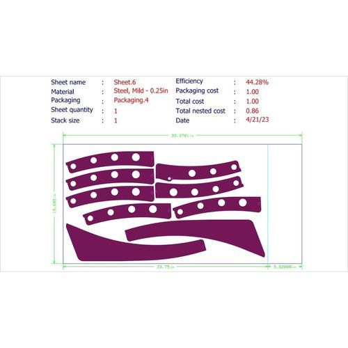 Logiciel d'interface - Inventor Nesting - AUTODESK - d'ingénierie / de CAO / d'optimisation