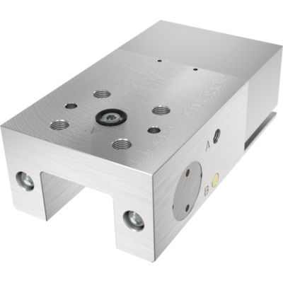 Élément de serrage pneumatique - LKPS series - ZIMMER GROUP - de rail / pour guidage profilé / de sécurité