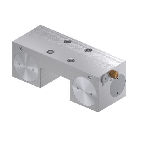Élément de serrage pneumatique - MK series - ZIMMER GROUP - de rail / pour guidage profilé