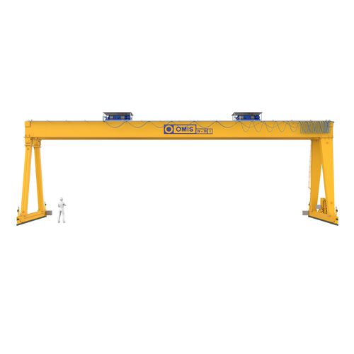 Portique sur rail - CVB - OMIS - pour container / pour applications marines / pour chantier de préfabriqués