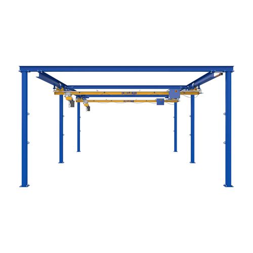 Pont roulant monopoutre - GSE - OMIS - avec palan à chaîne / suspendu / léger
