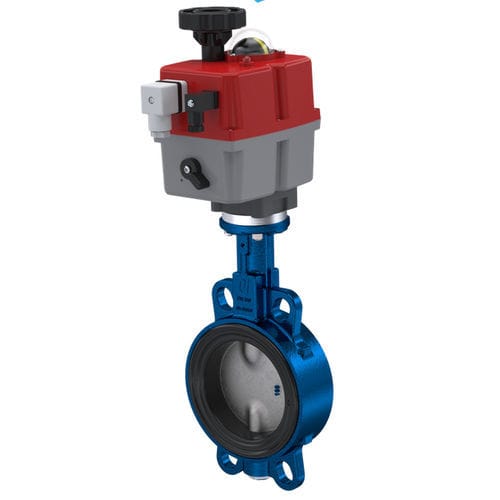 Vanne papillon - AK01 - NieRuf Gmbh - à actionneur électrique / pour gaz / wafer