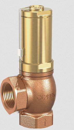 Soupape de décharge pour gaz - UV02  - NieRuf Gmbh - en laiton / pour fluide / en bronze