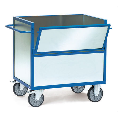 Chariot de transport - 2822,2823 - fetra - en acier / à panier / porte-bacs