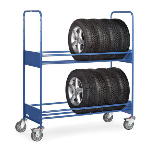 Chariot de stockage - 4586 - fetra - en acier / 2 niveaux / pour pneus