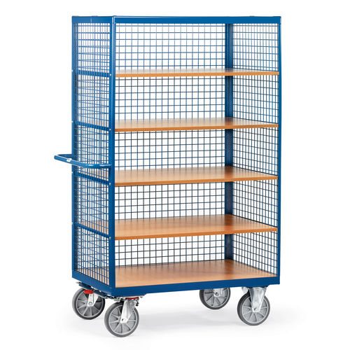 Chariot de transport - 3392,3393 - fetra - en acier / à étagères / pour bac euro
