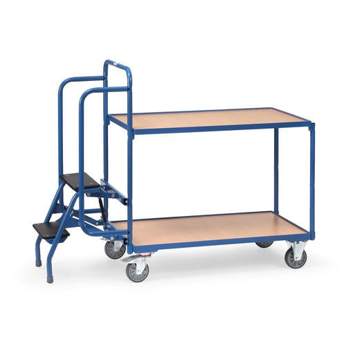 Chariot de transport - 2105 - fetra - en acier / 2 niveaux / polyvalent