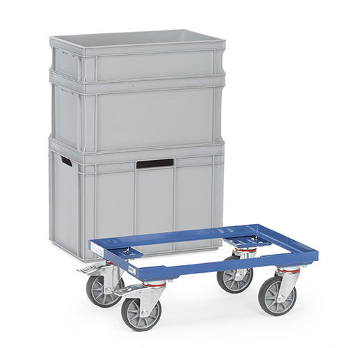 Chariot de transport - 13580,13680 - fetra - en acier / pour bac euro / à roulettes