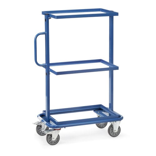 Chariot de transport - 32900 - fetra - en acier / 3 niveaux / pour bac euro