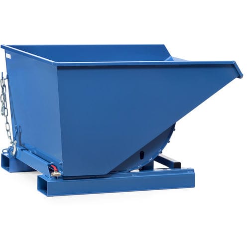 Benne auto-basculante en acier - 6090A - fetra - pour produits en vrac