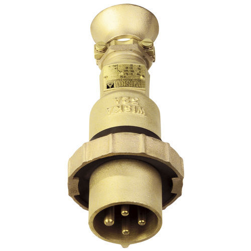 Fiche électrique IP56 - PL-16A-MS - WISKA Hoppmann GmbH - étanche / CEE