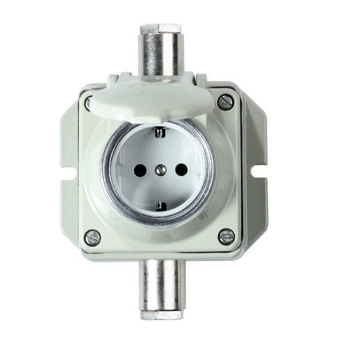 Prise électrique murale - 8709 - WISKA Hoppmann GmbH - encastrée / IP54