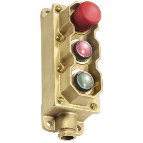 Bouton poussoir tactile - 3720 series - WISKA Hoppmann GmbH - d'arrêt d'urgence / étanche / robuste