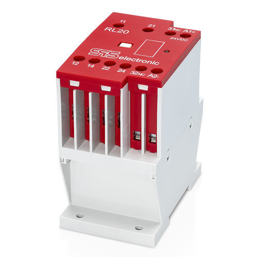 Relais électromécanique haute tension - RL 20 - SPS electronic GmbH - 24 Vcc / 2NO/NF / sur rail DIN
