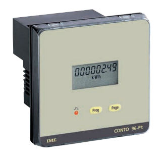 Compteur d'énergie électrique monophasé - Conto 96-Pt - IME Spa - 60 Hz / 50 Hz / avec afficheur LCD